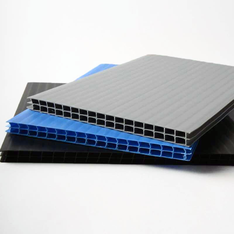Customized 4mm Correx Sheet Waterproof Corrugated Plastic Lightweight PP Hollow Sheet Coroplast Board