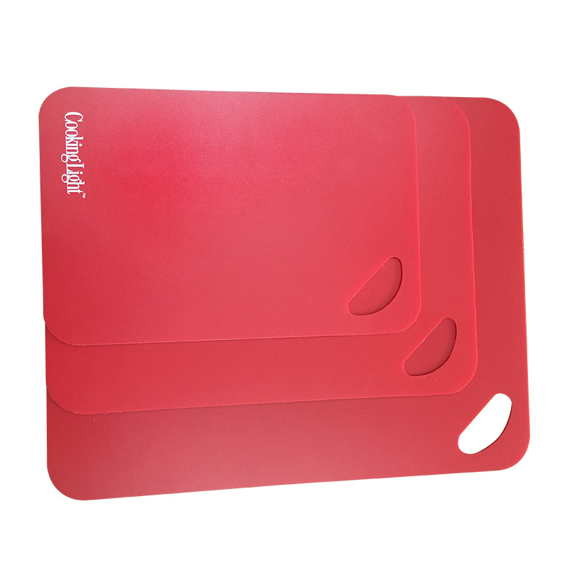 Non-Skid with Food Color Codes Extra Thick Flexible Plastic Cutting Board