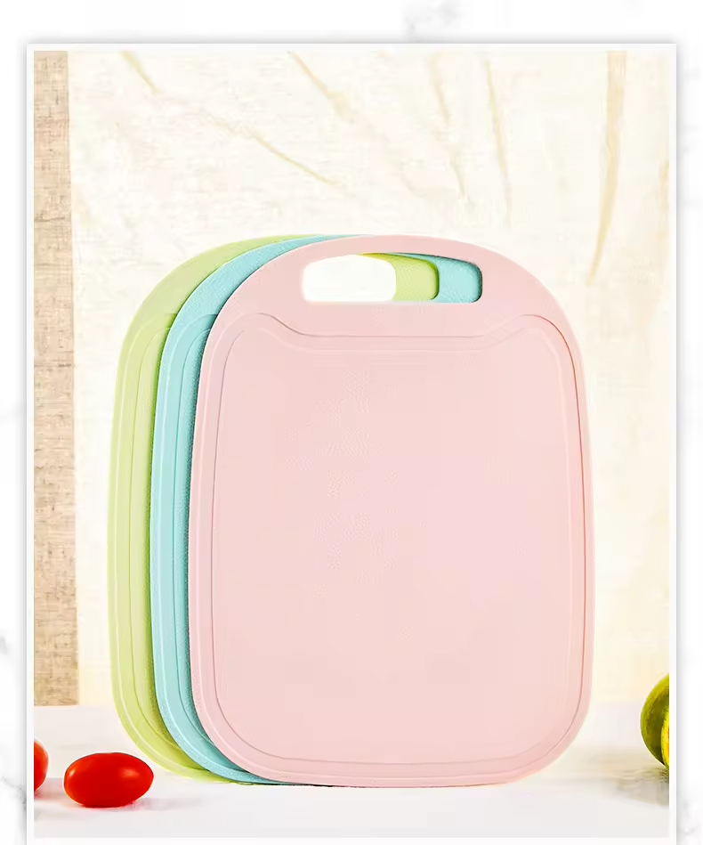 Food Grade Plastic Cutting Board for Kitchen Rectangle Large Medium Small Size 3 Pieces Chopping Board