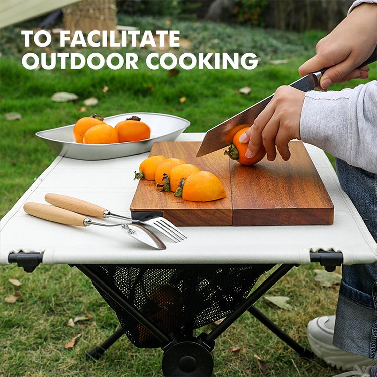 Kinggear Wood Cutting Board with Knife Chopping Board for Kitchen