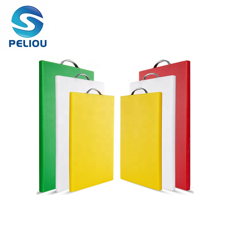 Non Slip Promotional Extra Large Organic Plastic PE Cutting Board Chopping Sheet for Kitchen