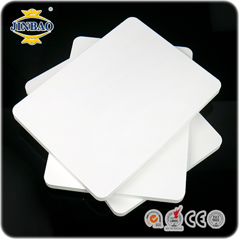 Jinbao Eco Supplier Manufacturer UV Print Sign Making Cutting 2X3m 1220X2440mm 5mm 3mm 2mm White PVC Free Foam Board