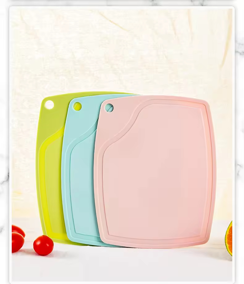 PP Cutting Board Chopping Block Kitchen Non-Slip Plastic Cutting Board Antibacterial