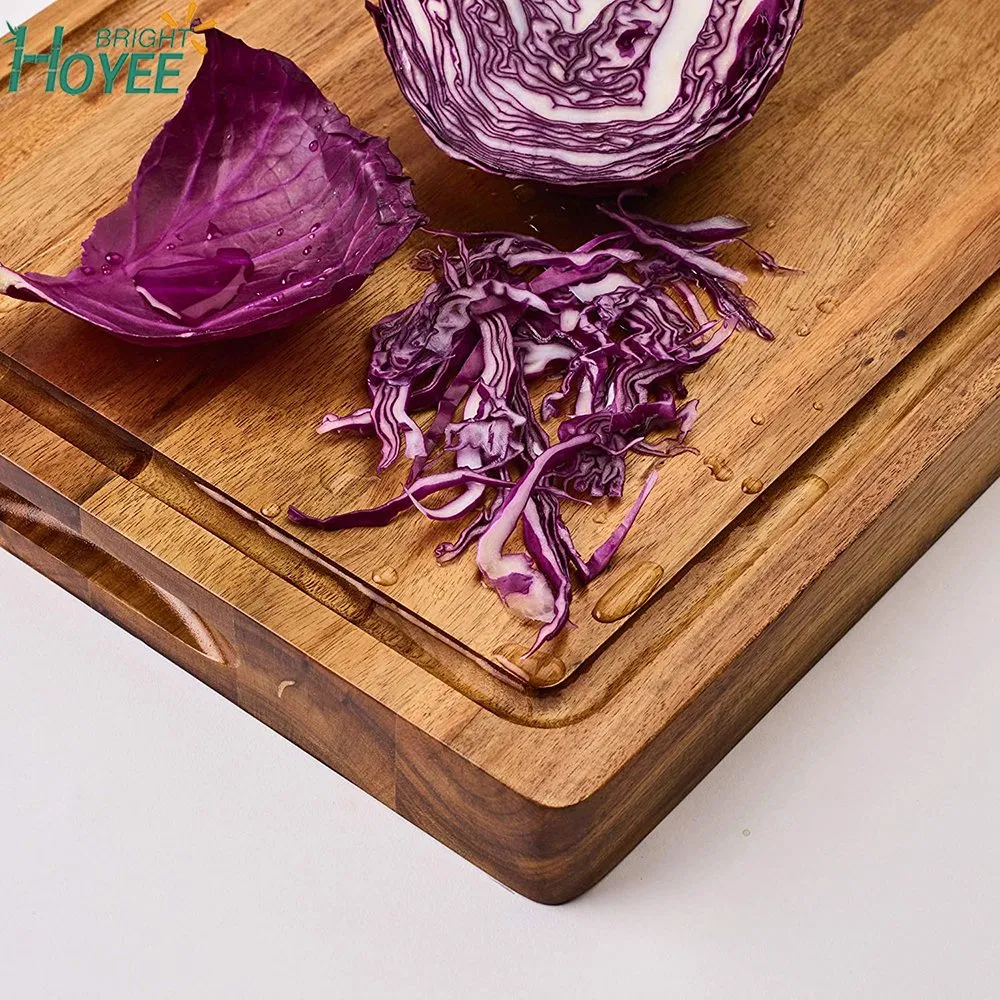 Large Reversible Multipurpose Thick Acacia Wood Cutting Board