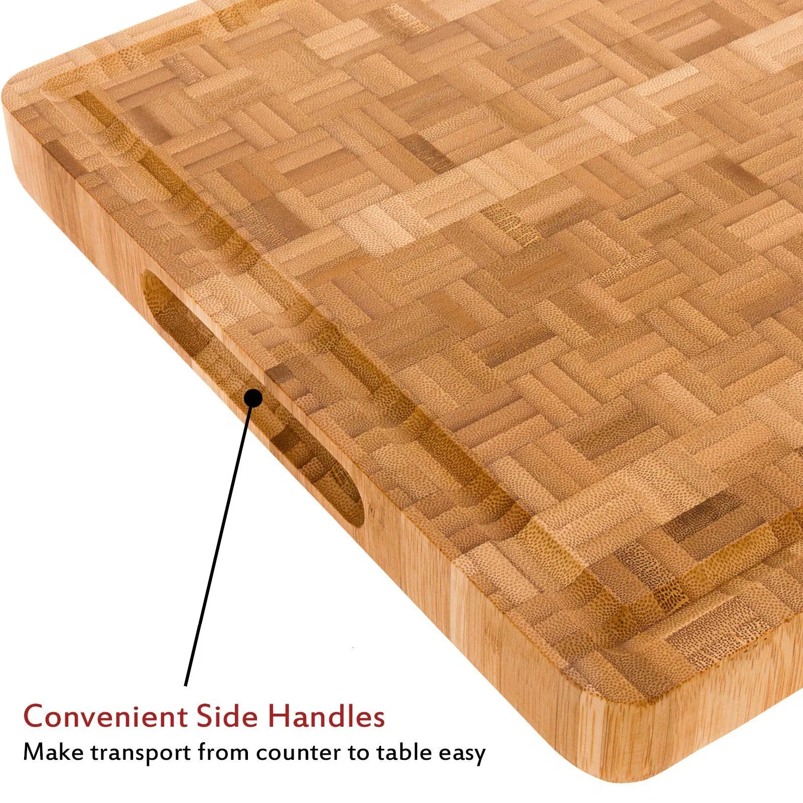 Premium Extra Large Bamboo Cutting Board for Professional Chefs