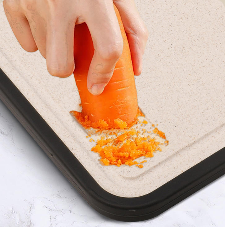 Titanium and Wheat Fiber Double-Sided Cutting Board Mildew-Resistant and Antibacterial Household Kitchenchop Board