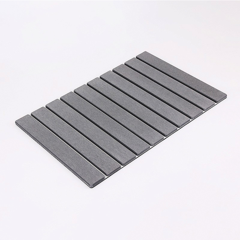 Hot Selling Foldable Anti-Slip Bath Mat Super Absorbent Quick Drying Diatomaceous Earth Kitchen Bathroom Mat For Toilet Use
