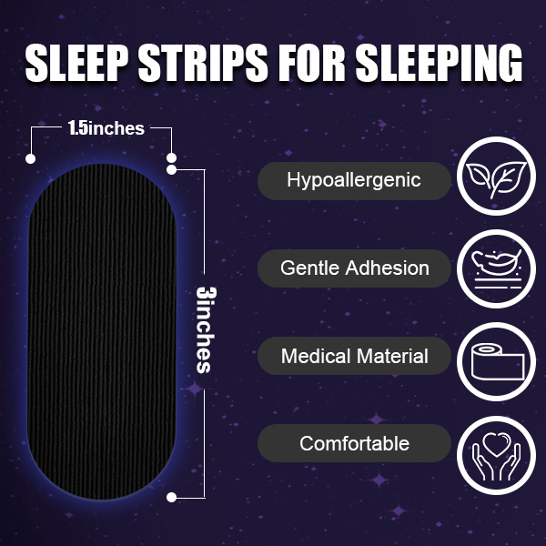 OEM Scent Pain Free Removal Sleep Strips Mouth Tape Extra Strength Snoring Nasal Strips For Nose Breathing