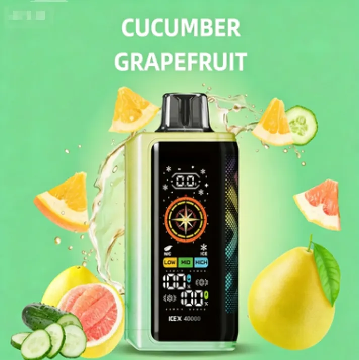 Outstanding Taste with Ice Flavor Mk Icex 40K Puffs Gts 2500 100K Flipped 30K Disposable Cigarette Device