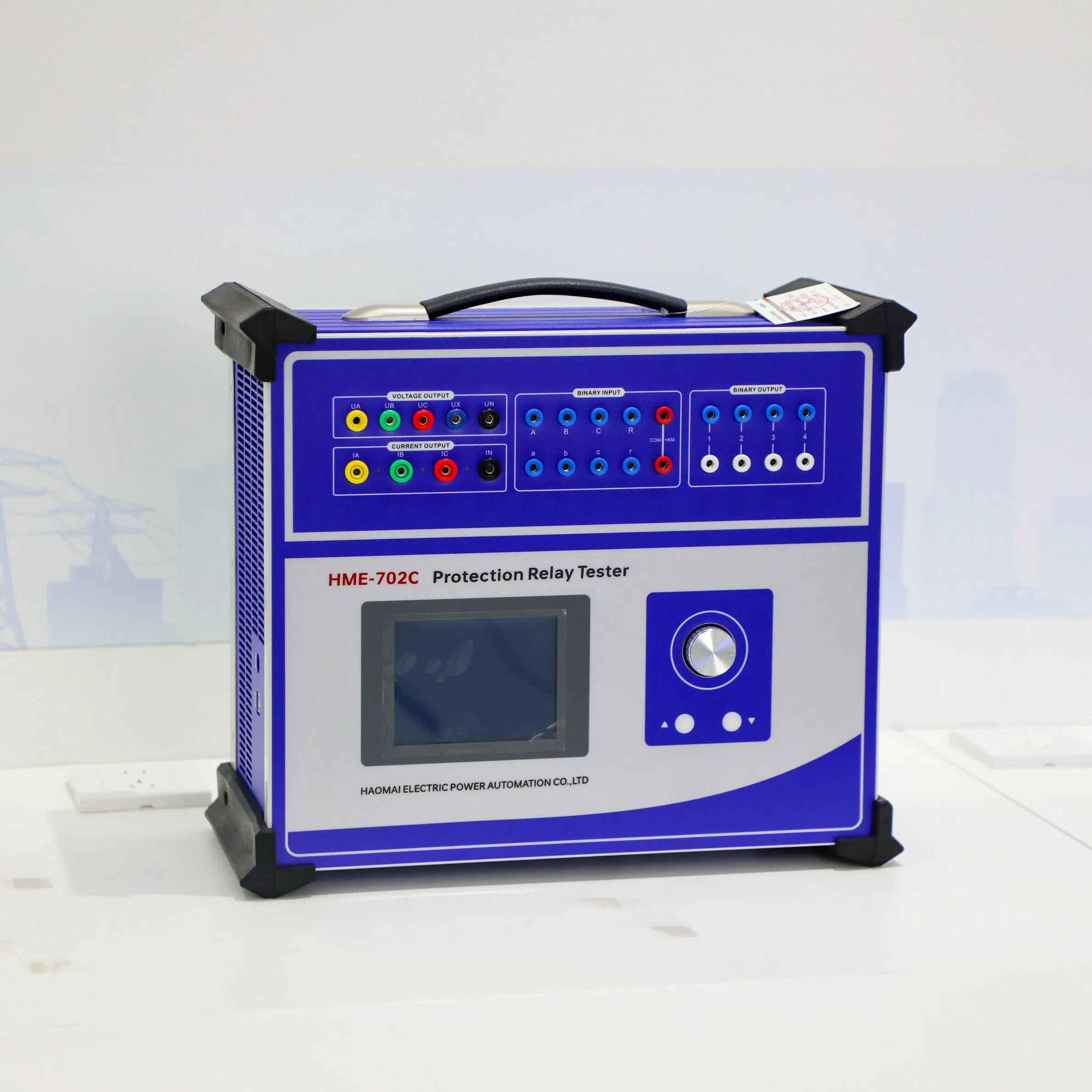 High-Precision 3-Phase 4-Channel Portable Relay Test Device