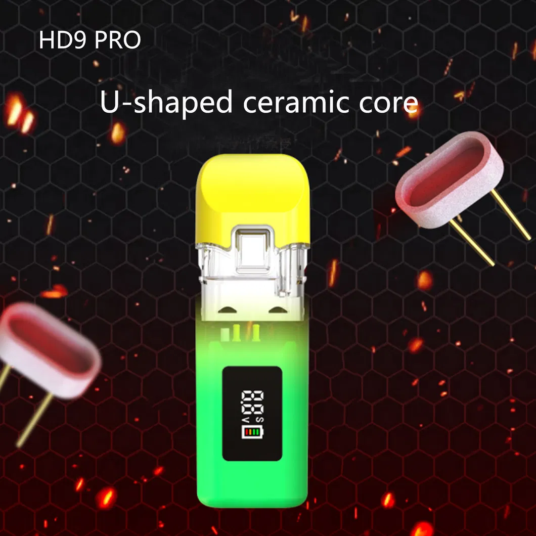 Fast Shipping 2ml Smart Display Screen Empty Postless Carts Disposable Pen Device with Preheat