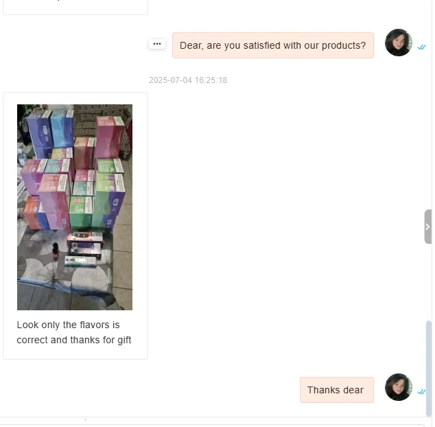 Customer Feedback Screenshot 1