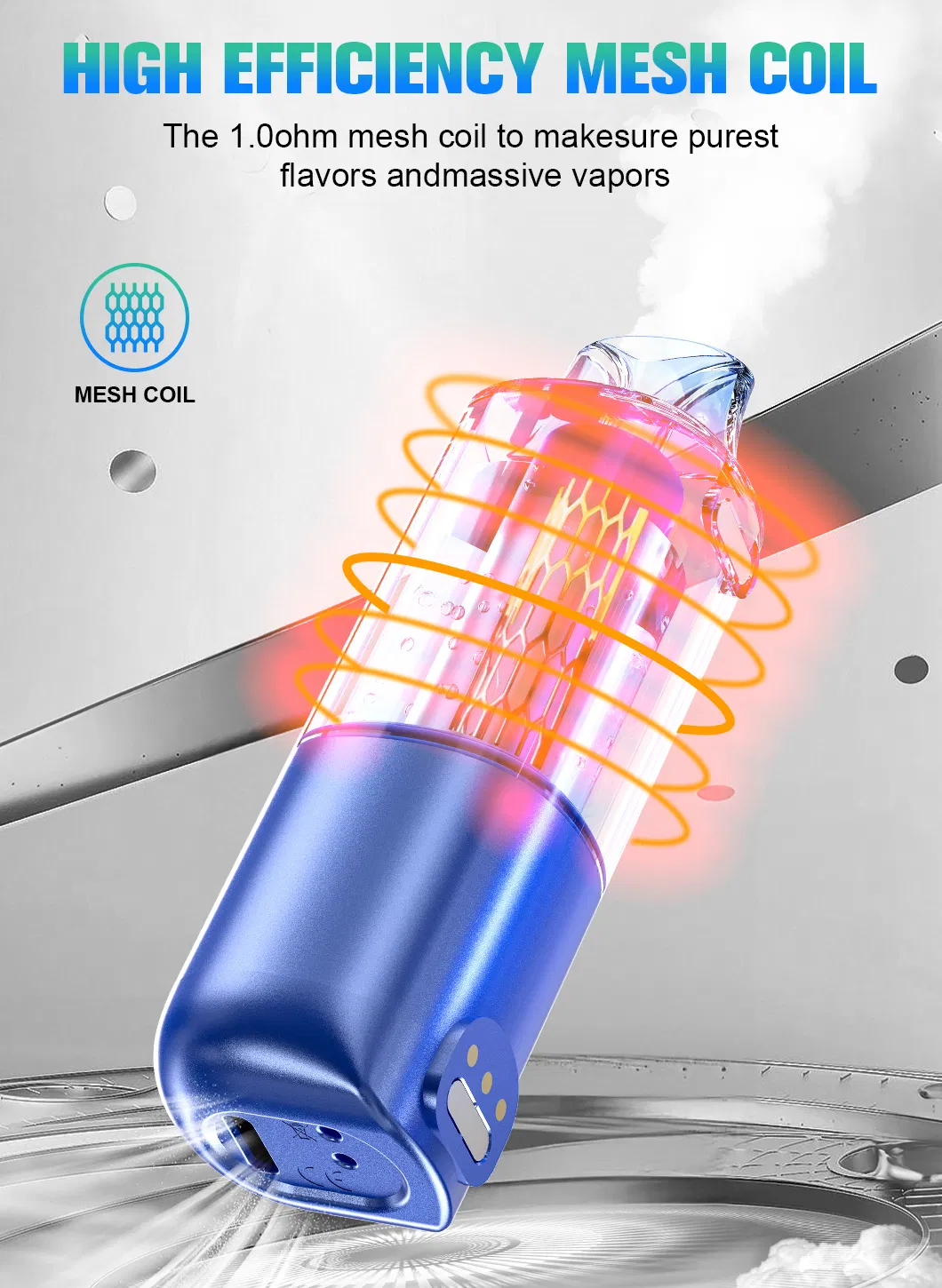 Innovative 2-in-1 Refillable Vape and Power Bank Device