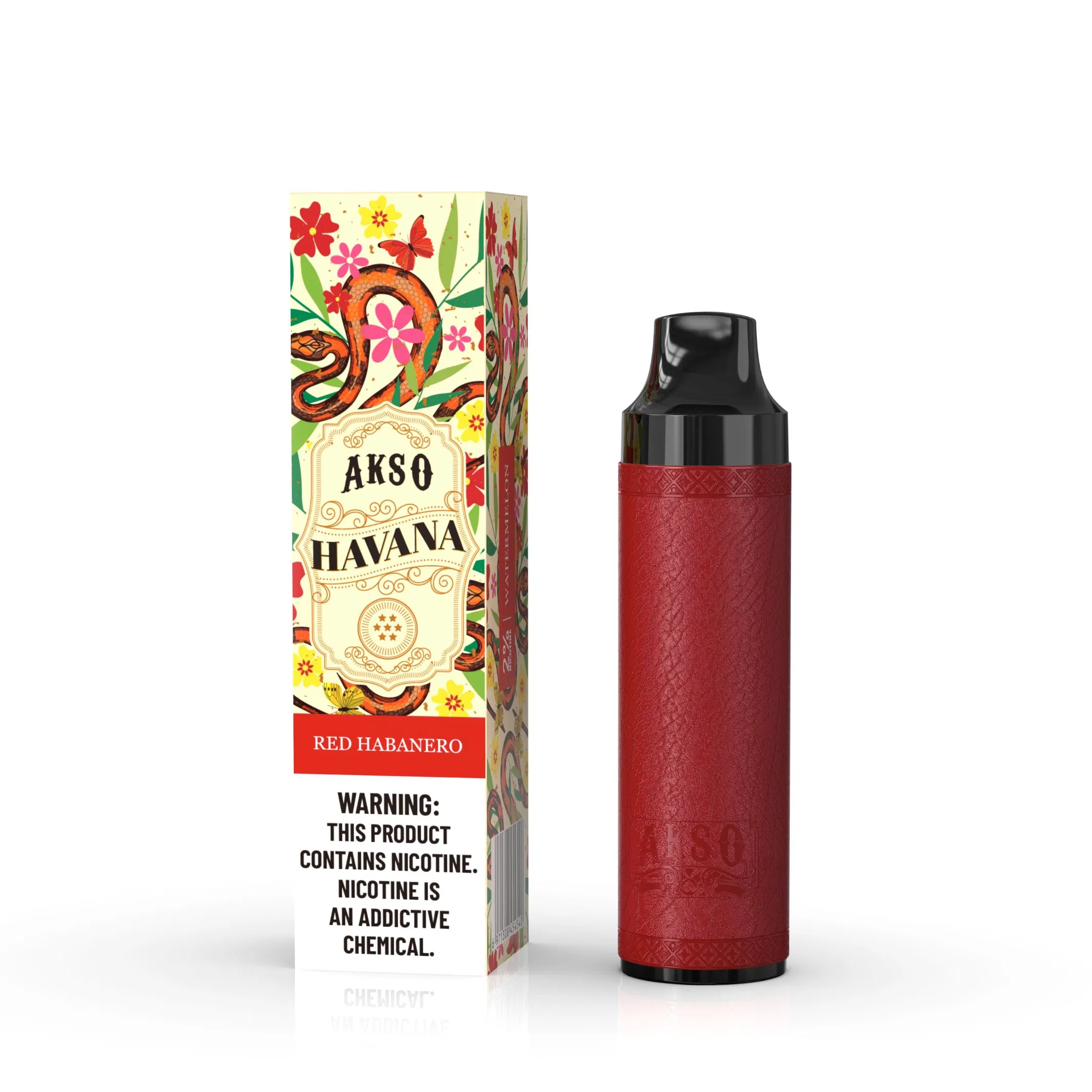 Wholesales 5000 Puffs Disposable Vape Pod Device with Child Lock Rechargeable Akso Havana Disposable Vape Pen E Cigarette