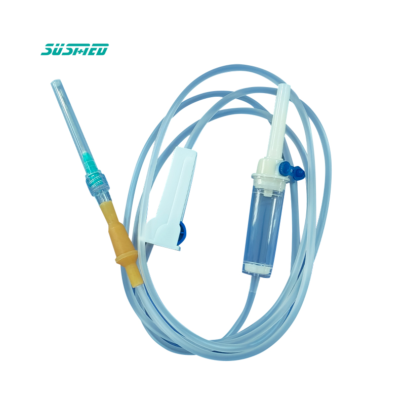 Medical Consumables Disposable Adjustable Precision Flow Control Infusion Set with Flow Regulator for Veterinary Use Non-Toxic