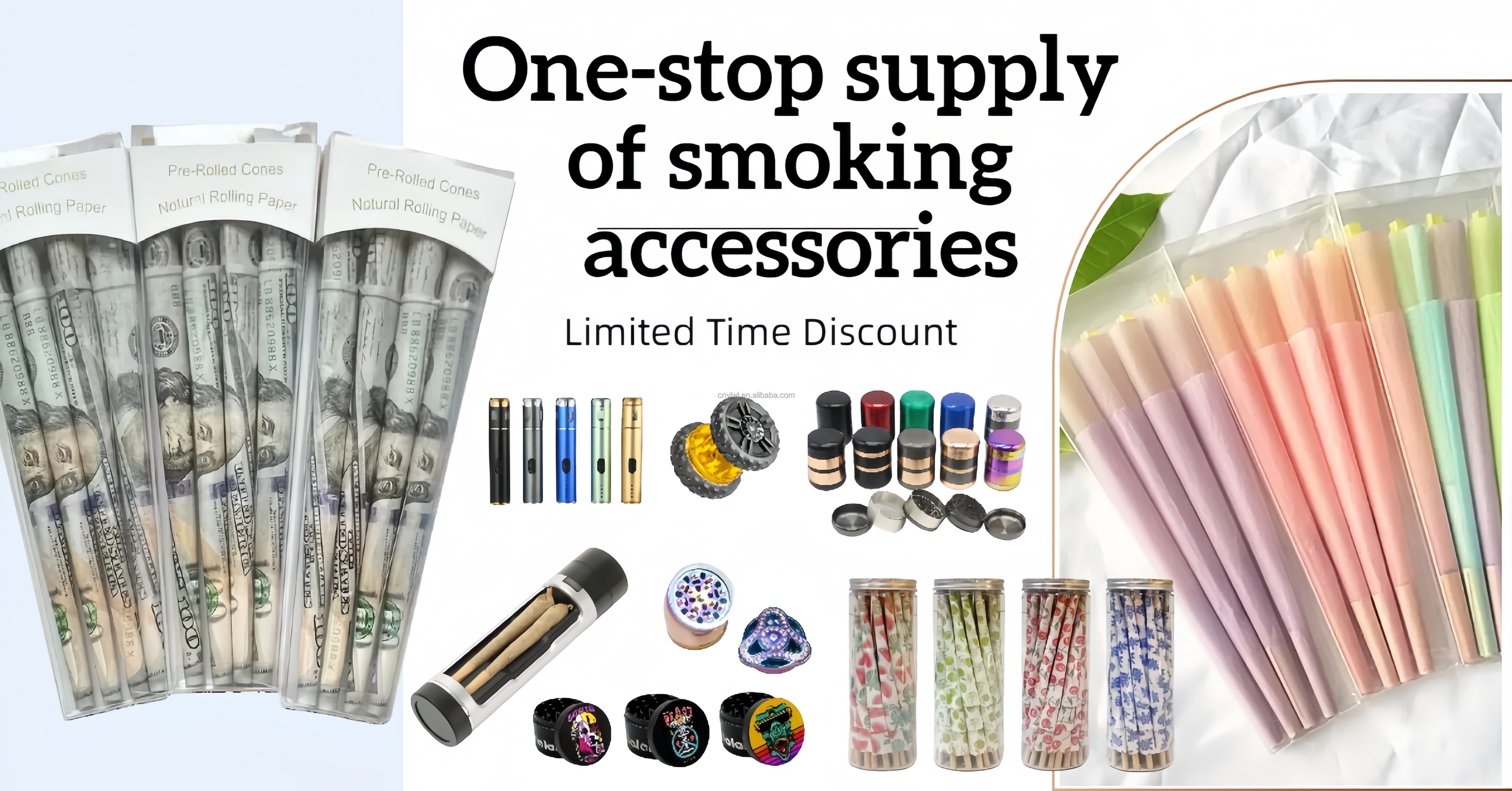 Smoking accessories banner