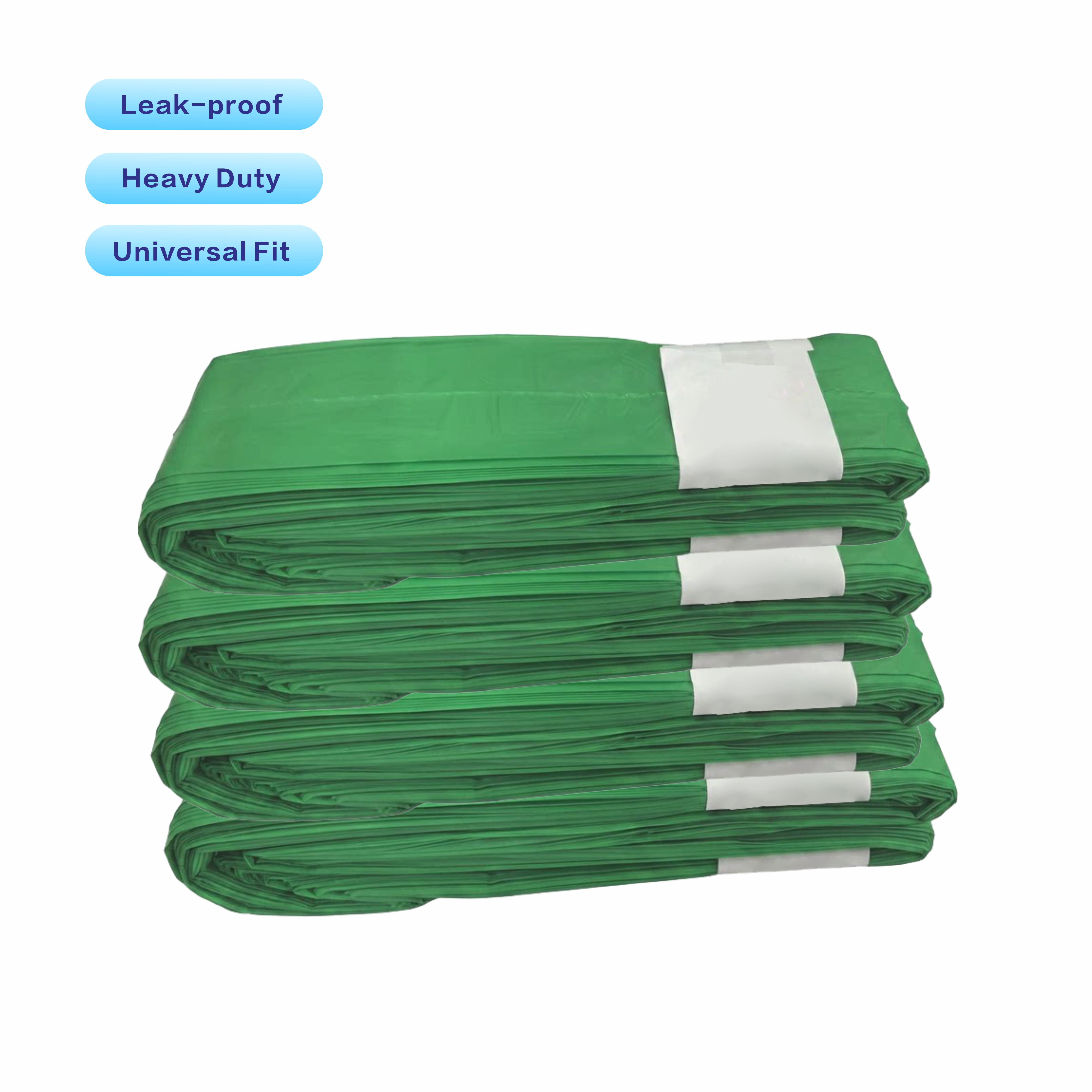 Wrapon Biodegradable Disposable Plastic Film Roll Replacements Green Portable Toilet Bag Continuous Endless Refill Bag Camping