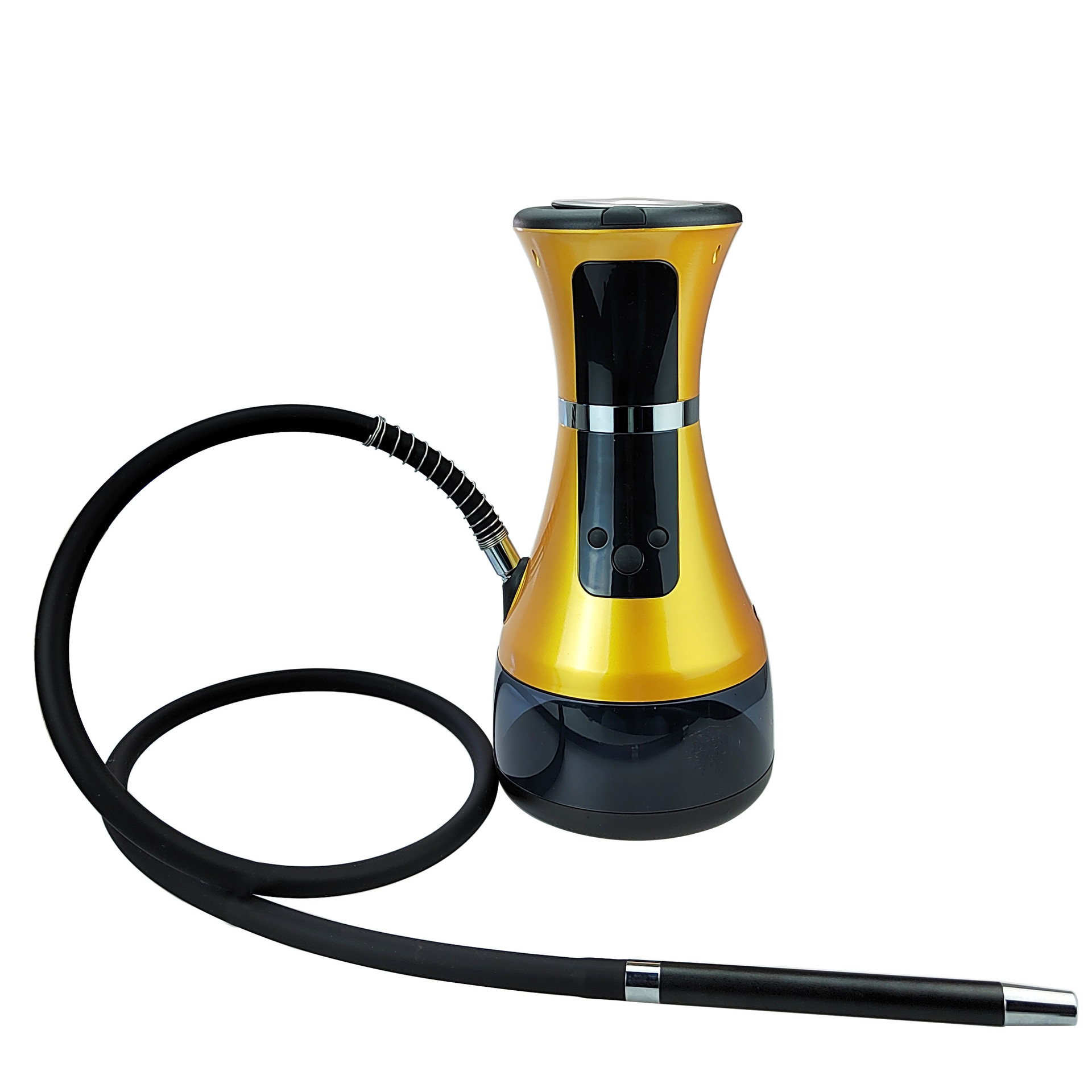 New Battery Can Take Out Electronic Hookah Creamic Pot with Accessories Smart LED Rechargeable Rod Electronic Hookah Set