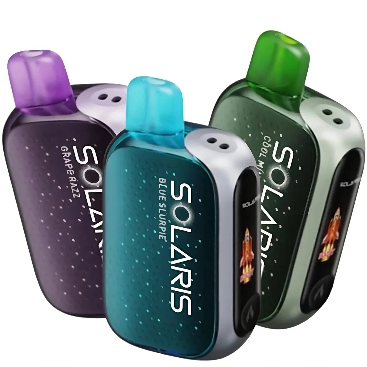 2025 New Trends 1st Solar Charging Solaris 25000 Puffs 2% 5% Nicotine Vape Disposable Device