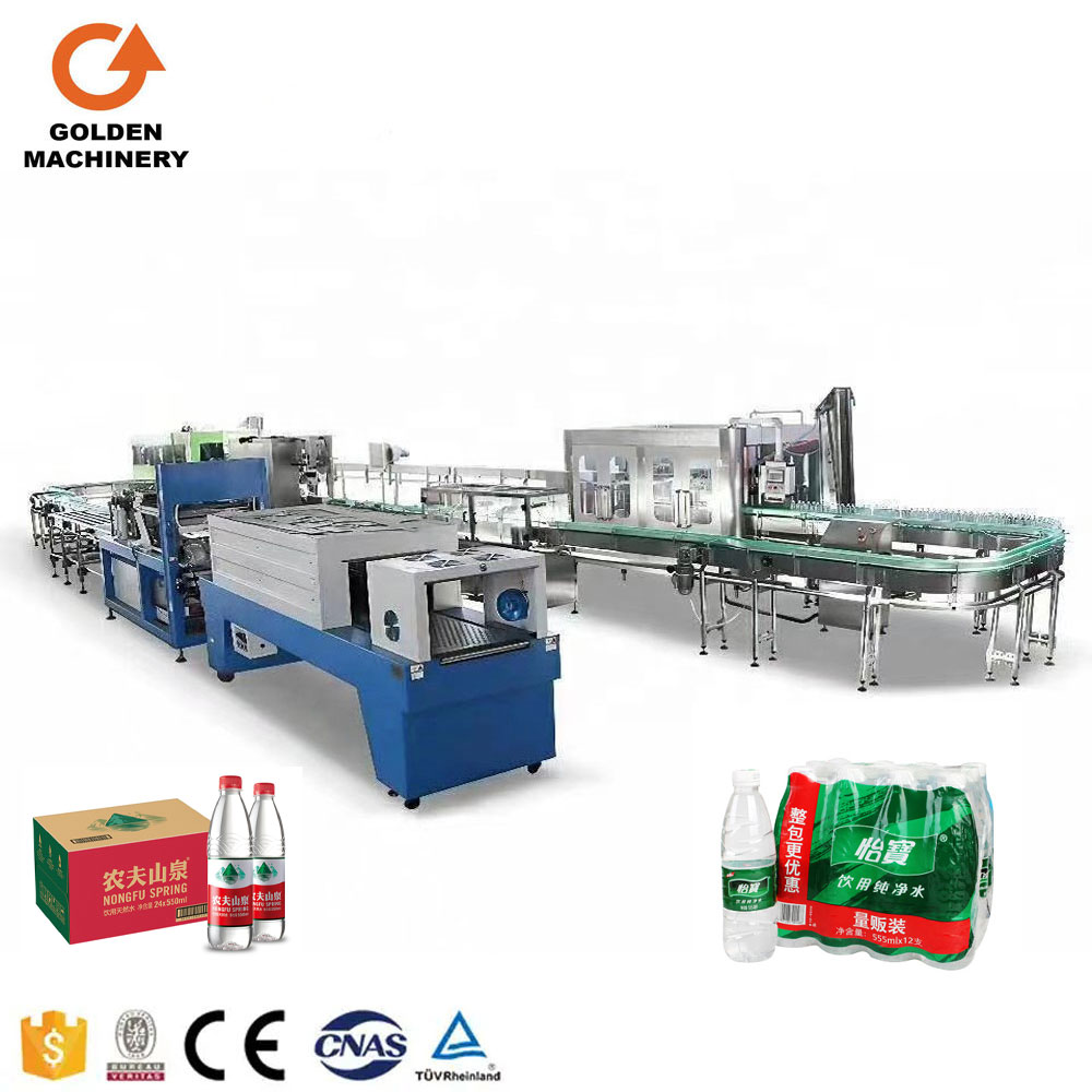 Automatic PE Film Shrink Wrapping Machine
