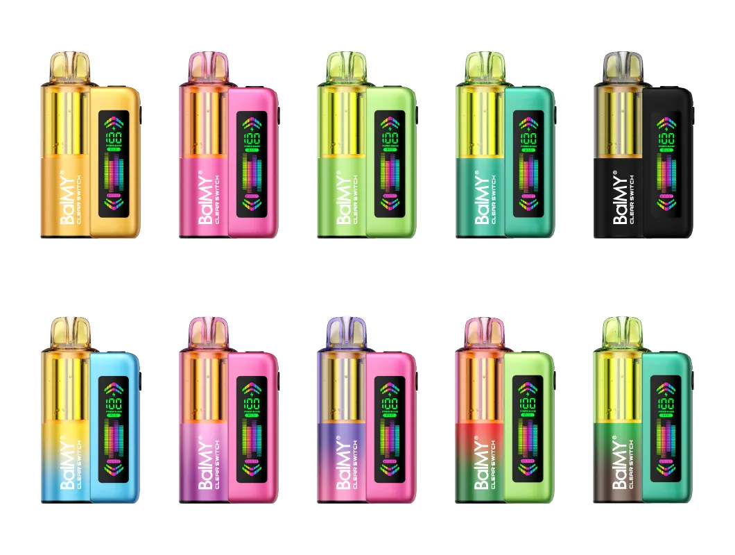 Innovative Balmy Clear Switch Pod Vape Device for Smooth Hits