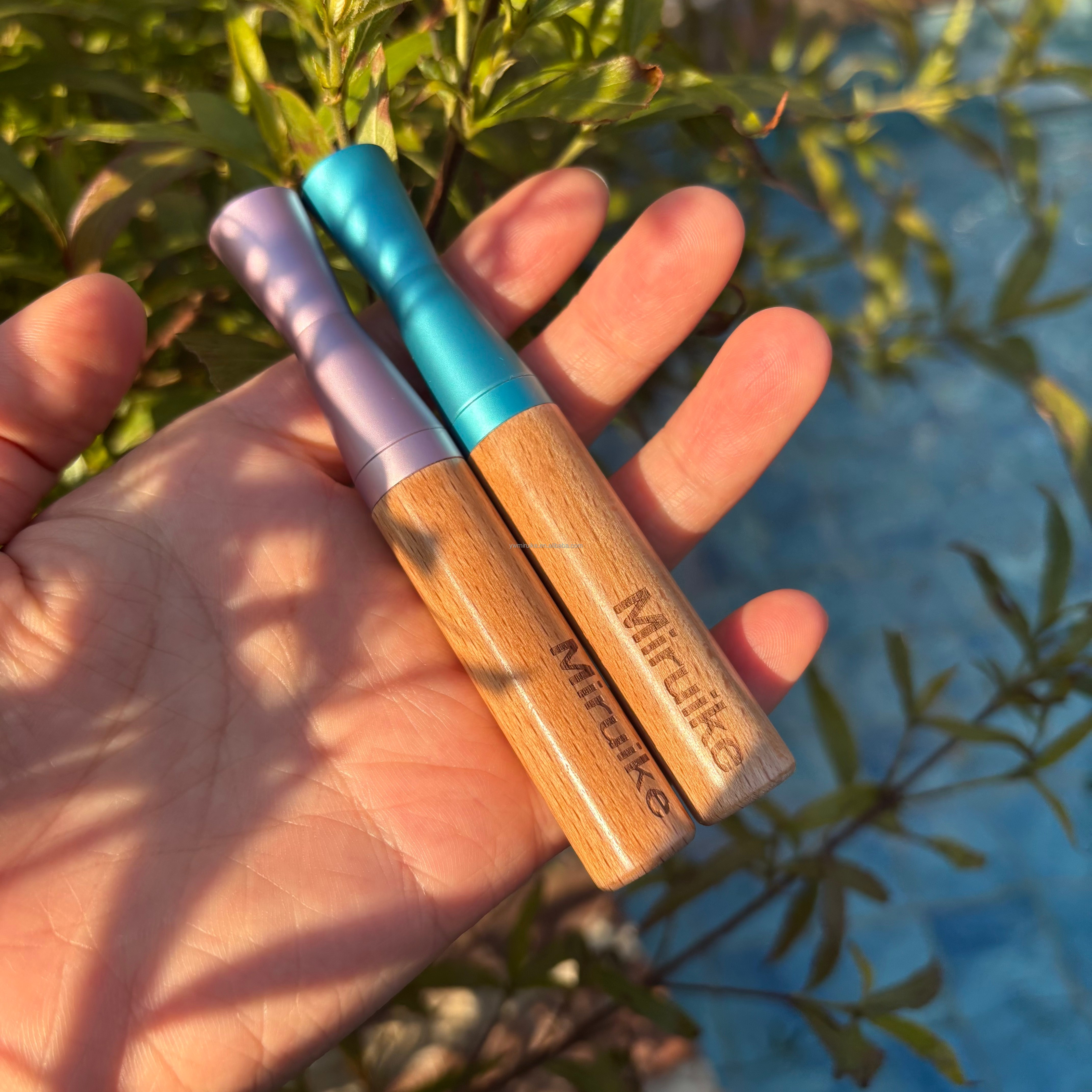 Smoke-free Disposable Wood Stick-type Vaporizer with No Steam No Nicotine Featuring a Cotton-core Design Help You Quit