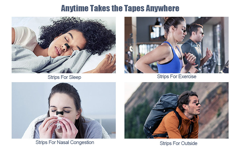 OEM Scent Pain Free Removal Sleep Strips Mouth Tape Extra Strength Snoring Nasal Strips For Nose Breathing