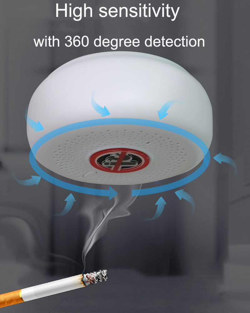 Smart Home Security System Pm2.5 Vaping Detectors Vapes Cigarette Smoking Detector for School