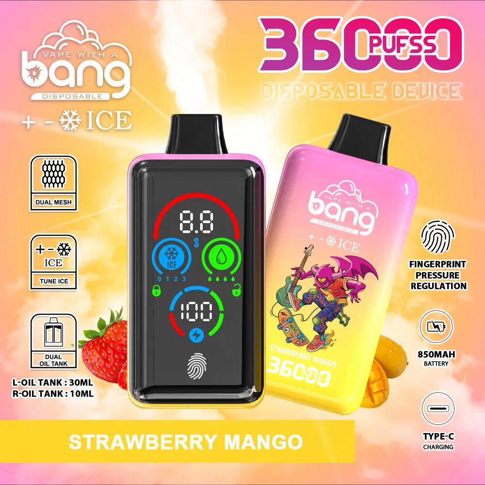 Premium Rechargeable Vape with 36000 Puffs and Touch Control