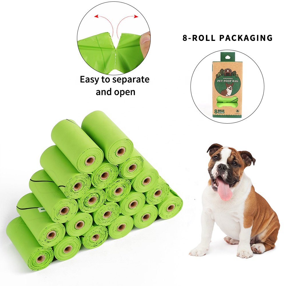 Hot Selling High Quality Plastic Customized Eco Friendly Biodegradable Pet Waste Dog Poop Bag