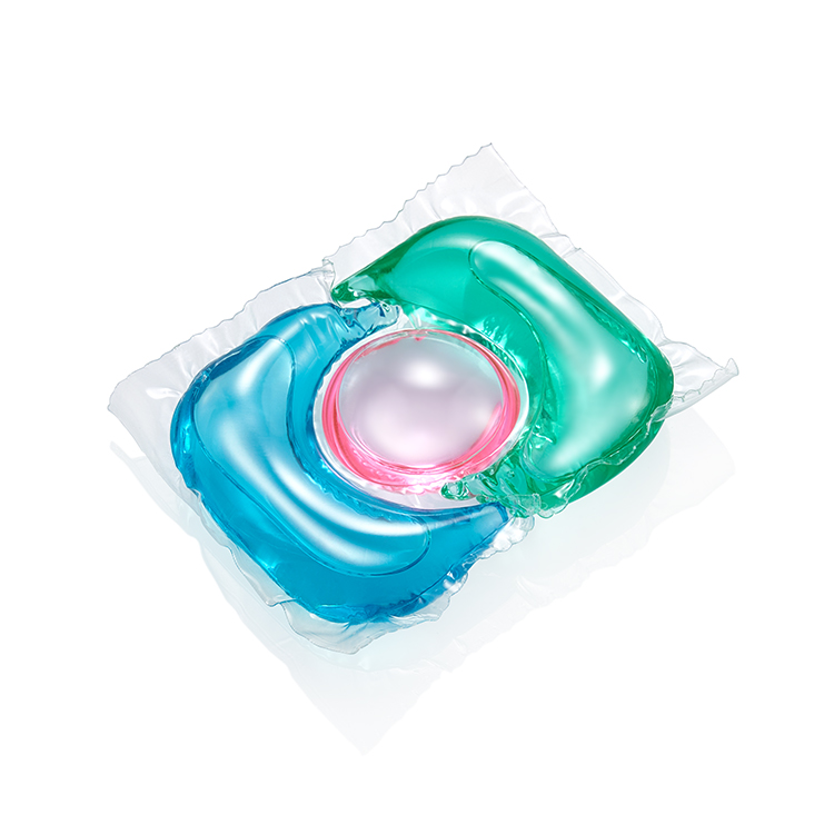 Customized Formula Eco-friendly Biodegradable Liquid Laundry Cleaning Detergent Pods Container