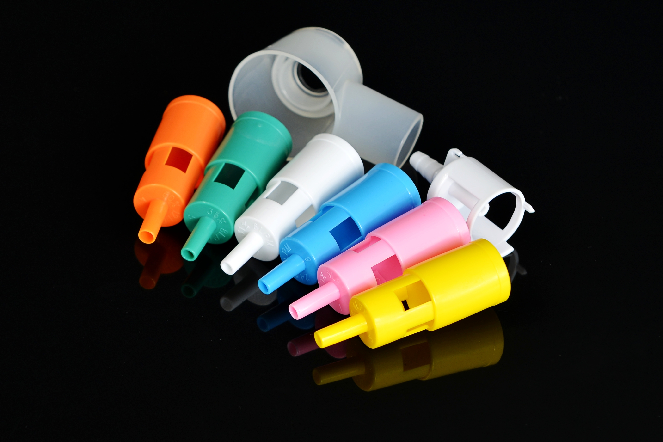 High-quality Transparent Disposable Adjustable Ventruri Oxygen Mask for Adult/Pediatric Use Individually Packed