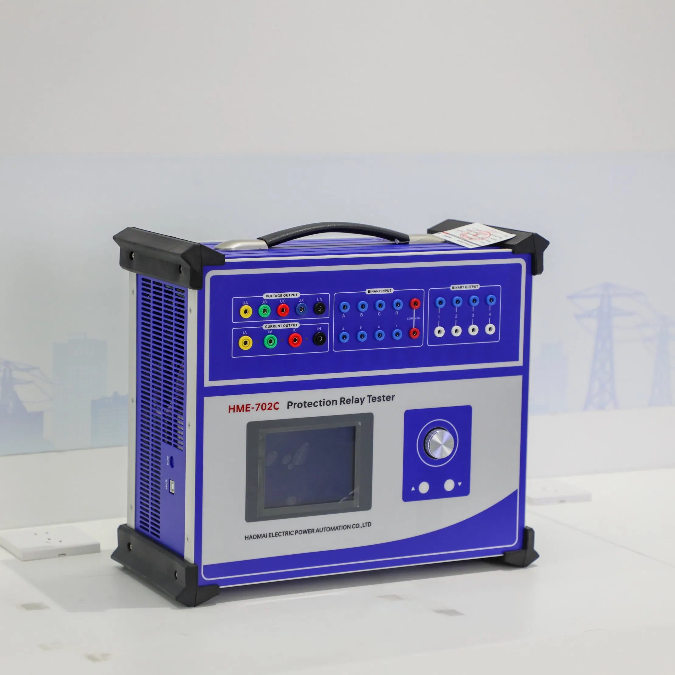 High-Precision 3-Phase 4-Channel Portable Relay Test Device