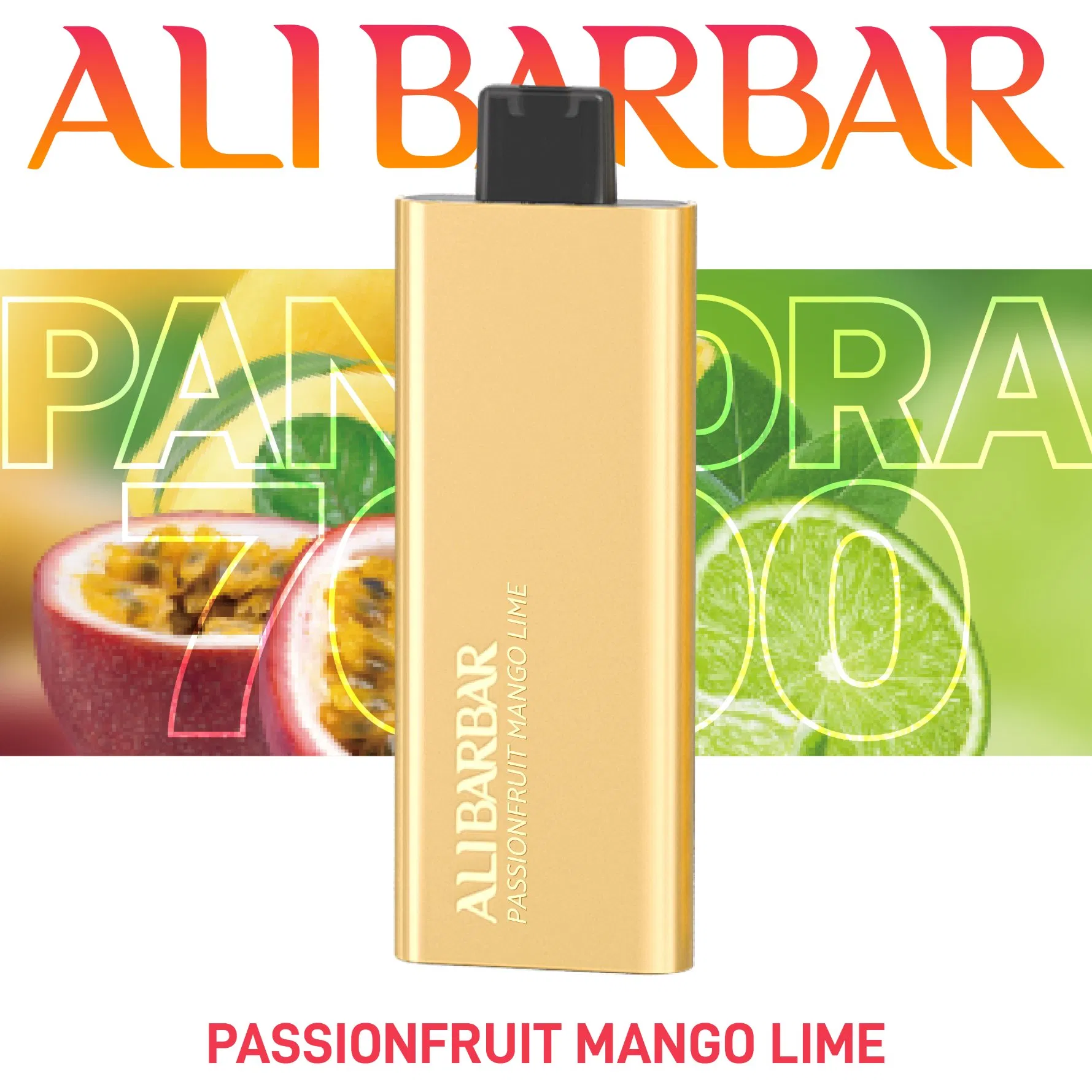 Type-C Fast Charging Alibarbar Pandora 7000 Rechargeable Device OEM Export Vaper