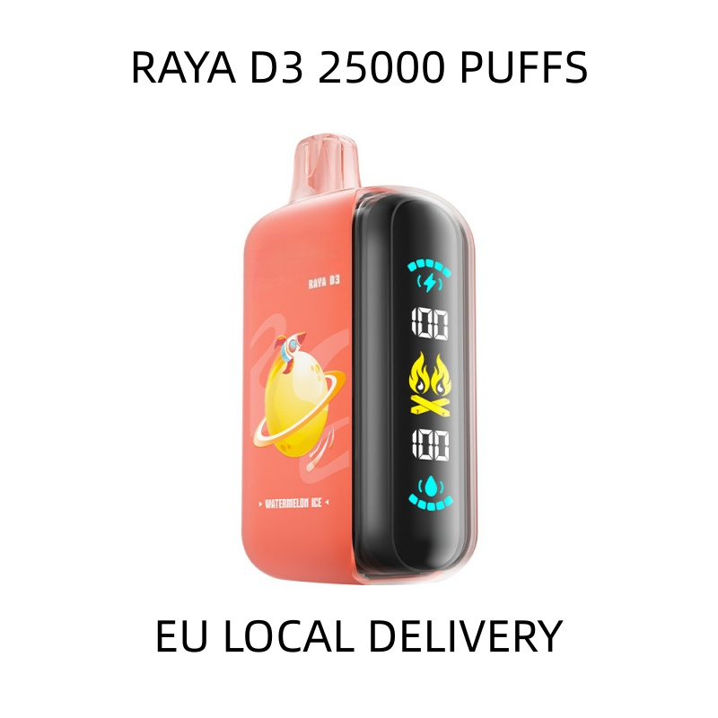 Disposable Vape E Hookah Charger Raya D3 25K Puffs High Quality Puff Plus Original ODM Distributor Atomizer Device