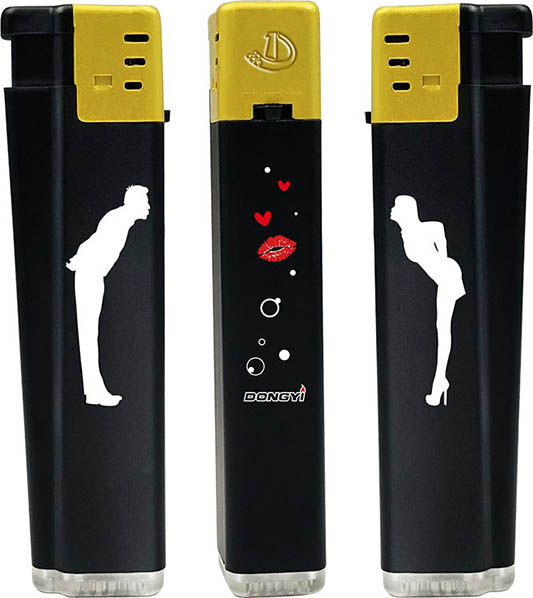 Dongyi ISO9994 Plastic Electronic Cigarette Portable Classic logo Customized Cheap Lighter DY-1703