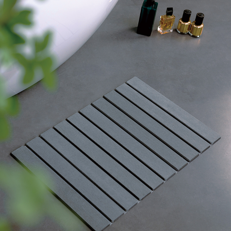 Hot Selling Foldable Anti-Slip Bath Mat Super Absorbent Quick Drying Diatomaceous Earth Kitchen Bathroom Mat For Toilet Use