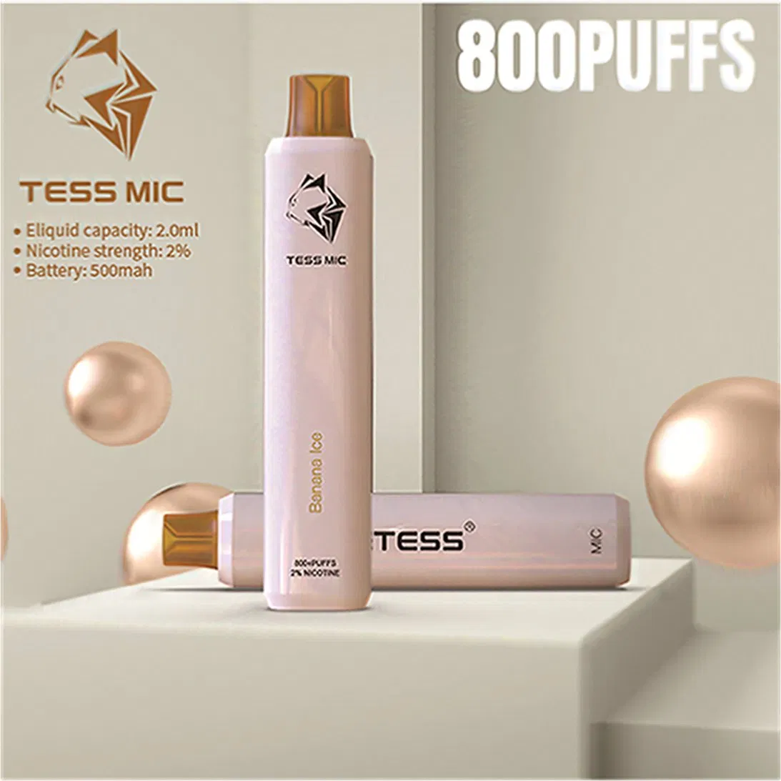 800 Puffs Vape Nicotine Salt Juice Disposable I Vape E-Cig Pod Device