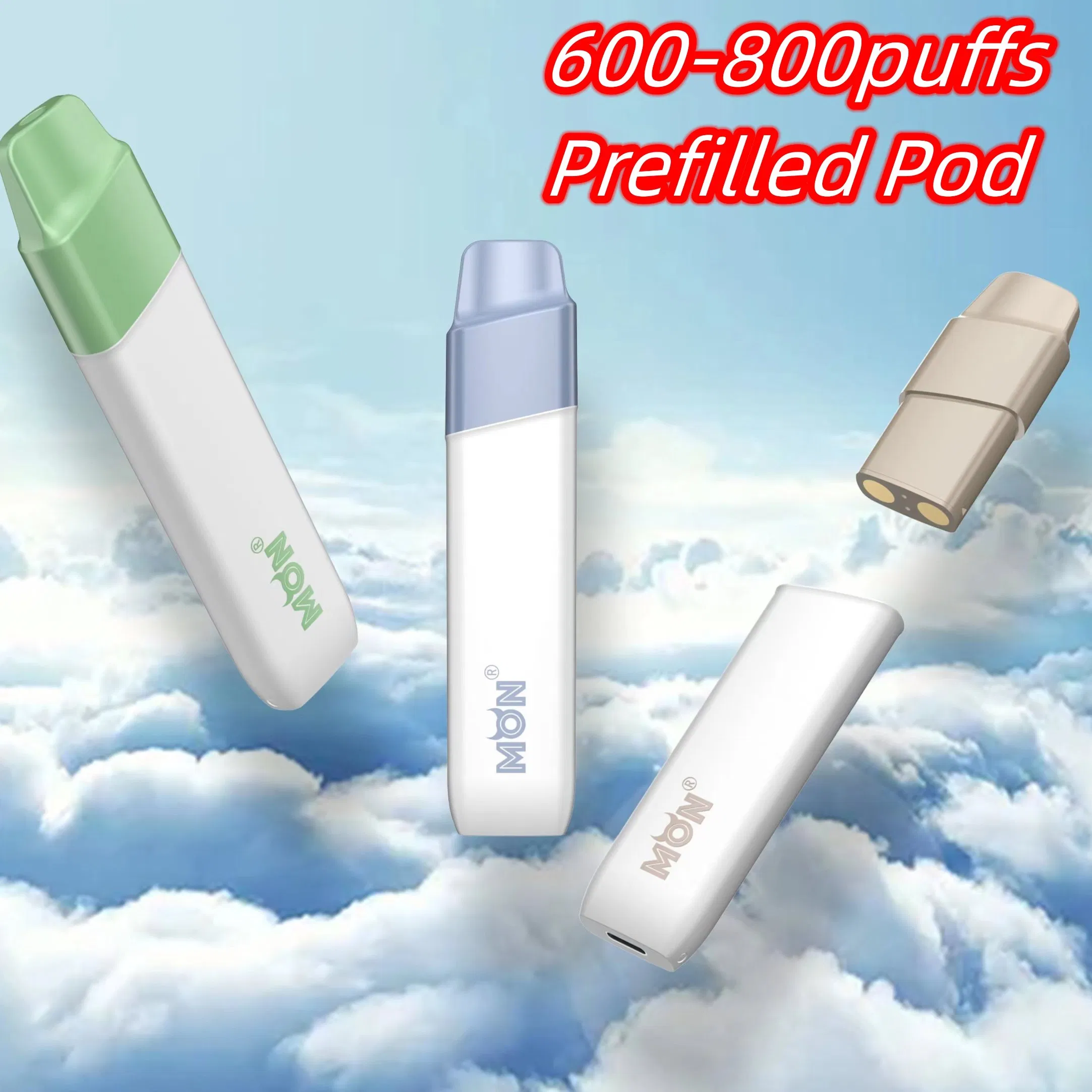 2024 Factory Wholesale OEM ODM Pre-Filled Pods for Closed Pod Systems Empty Vape 600 Puff 800 Puffs Replaceable Pod Wholesale Price Disposable Device