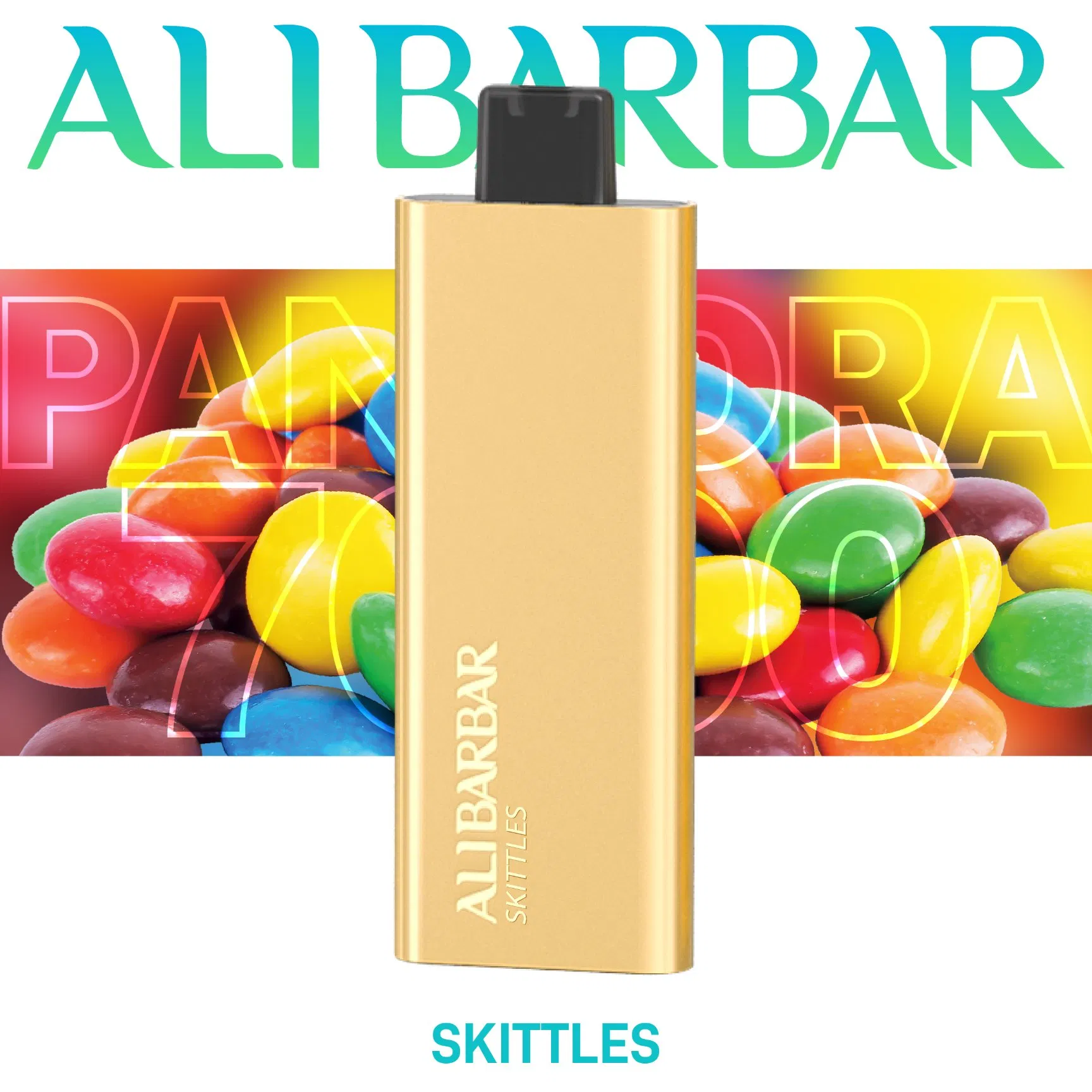 Type-C Fast Charging Alibarbar Pandora 7000 Rechargeable Device OEM Export Vaper
