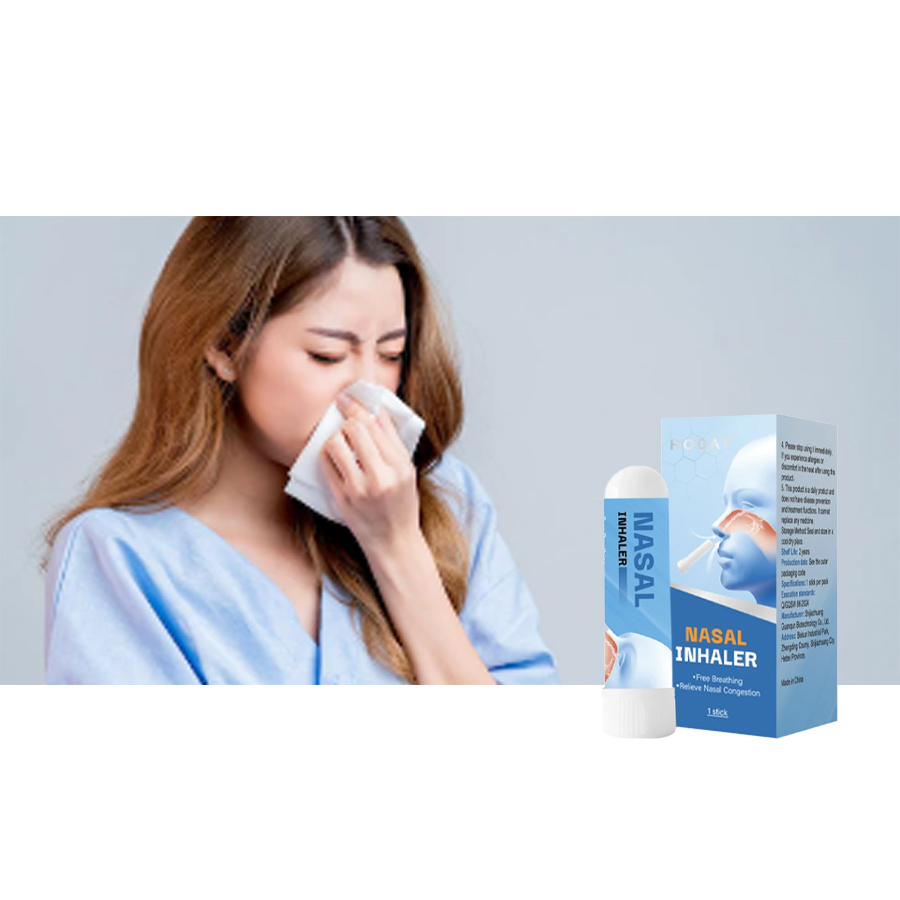 2025 Latest Product Multifunctional Peppermint Aroma Nasal Inhaler Natural Plant Essential Oil Scent Stick OEM ODM