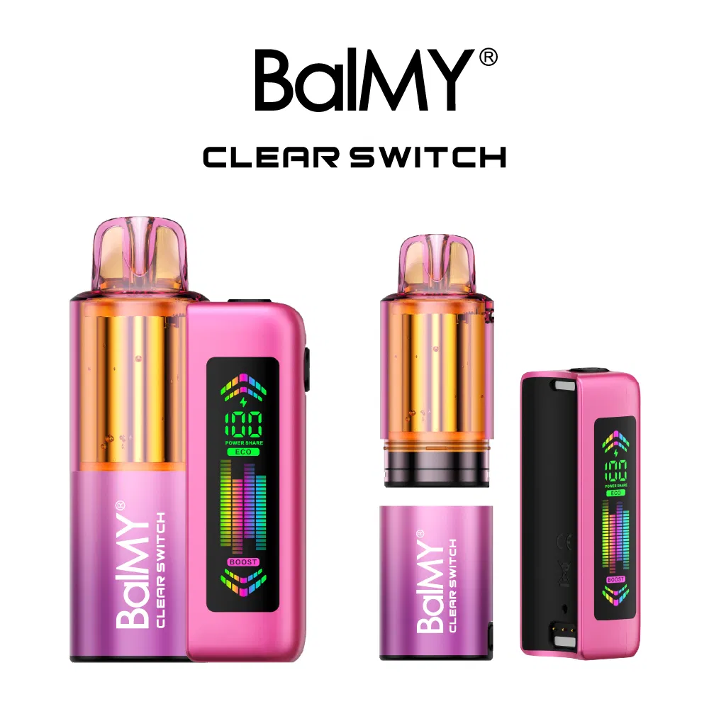 Innovative Balmy Clear Switch Pod Vape Device for Smooth Hits