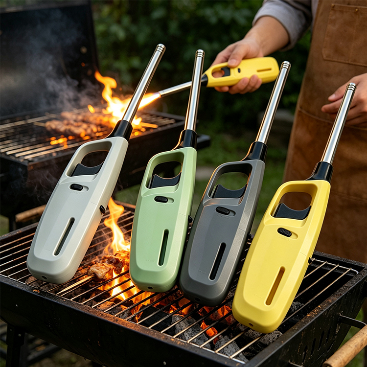 Modern Electronic Cigarette with Refreshable Lighter for Kitchen BBQ or Travel Cigar Lighter Design
