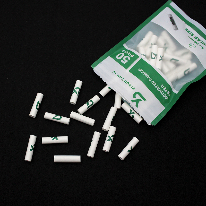 Hot-selling in Europe America Customizable 6mm Ceramic Disposable Tobacco Filter Cartridges