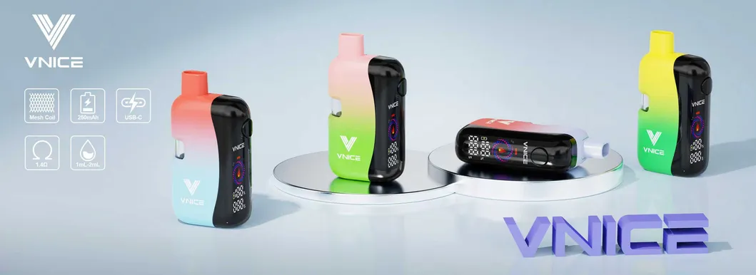 1ml / 2ml Box Vape Device with Screen Compact Ceramic Vape Pen Wholesale