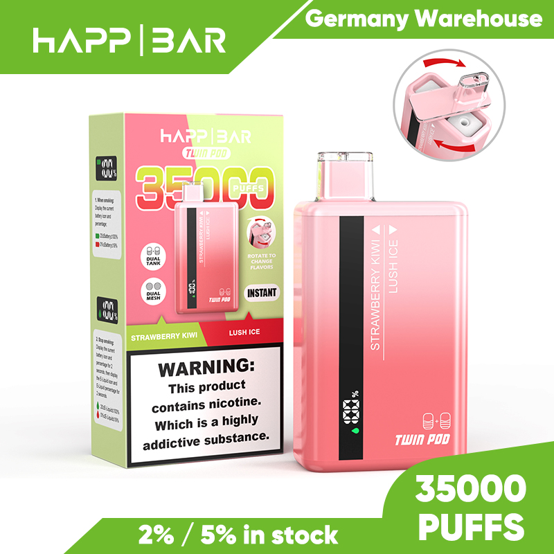 Happ Bar 35000puffs 50000puffs Two Flavors Disposable Vape Vaporizer Device