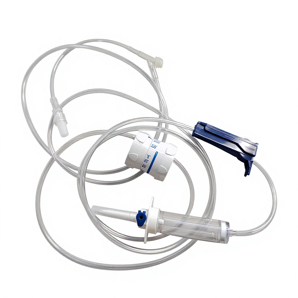 Medical Accessory 45CM 75CM Length Disposable IV Flow Regulator Capable of Accurately Adjusting Liquid Tubes