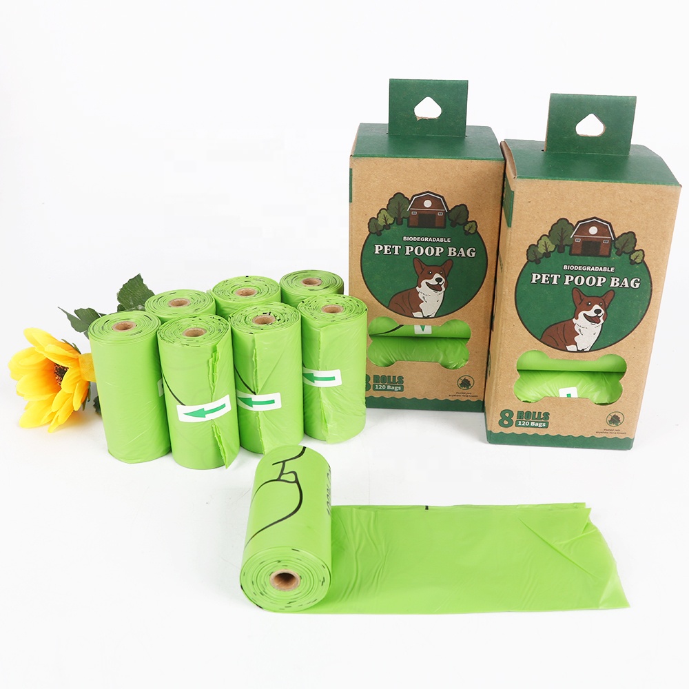 Hot Selling High Quality Plastic Customized Eco Friendly Biodegradable Pet Waste Dog Poop Bag