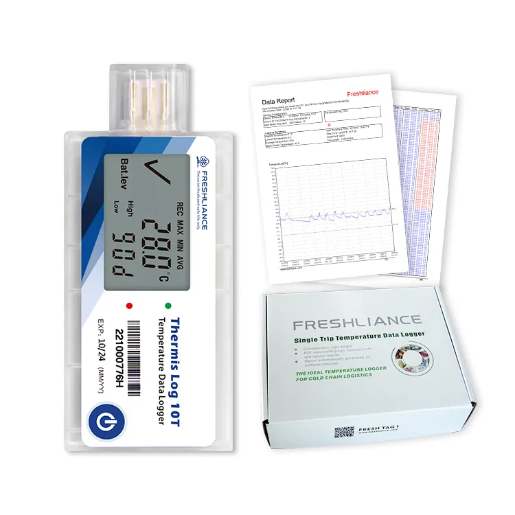 Thermis Log 10t LCD Screen Vaccine Temperature Monitoring Device