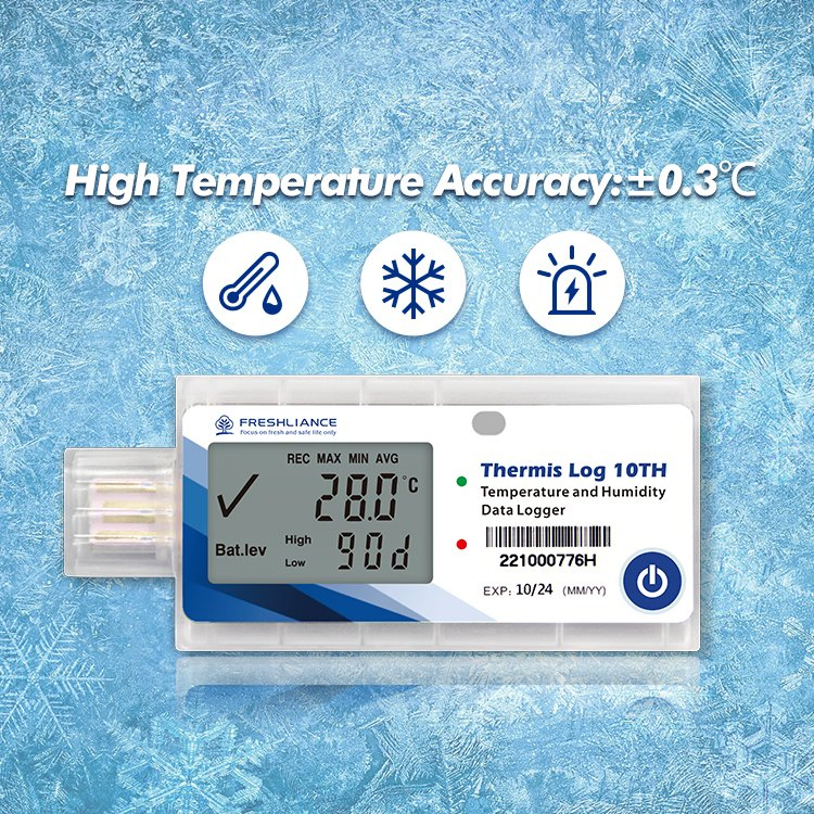 Thermis Log 10t LCD Screen Temperature Tracking Device